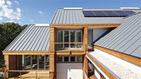 Modern Standing Seam Metal Roof Architecture Design Sustainable