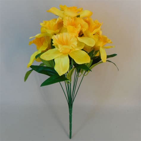 Fleur Artificial Daffodils Bunch Yellow Artificial Flowers