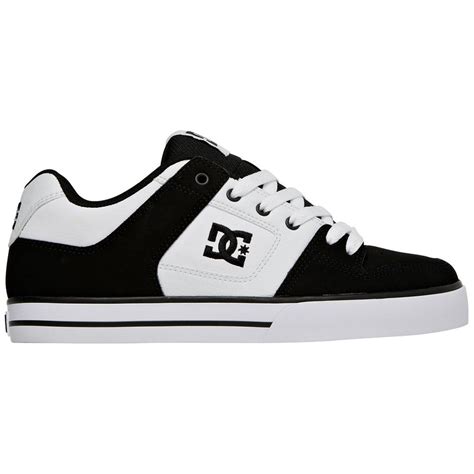 Dc Pure Mens Skateboard Shoes Blackblackwhite Xkkw Skateamerica