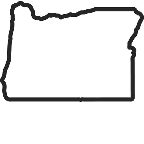 Oregon Outline Rubber Stamp State Rubber Stamps Stamptopia