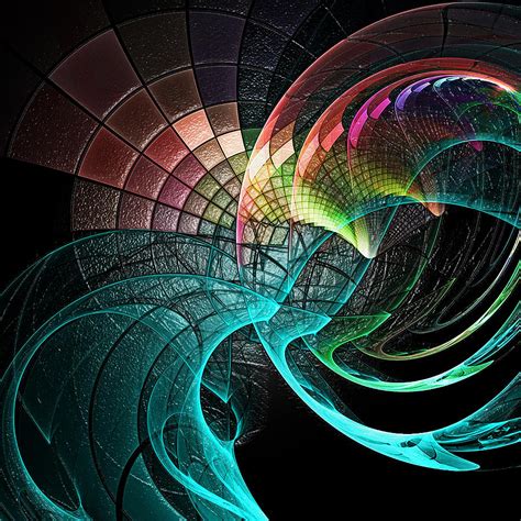 Imagination In Space Digital Art By Abstract Lights