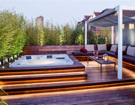 Pin On Interior Design Hot Tub Patio Hot Tub Outdoor Hot Tub Landscaping