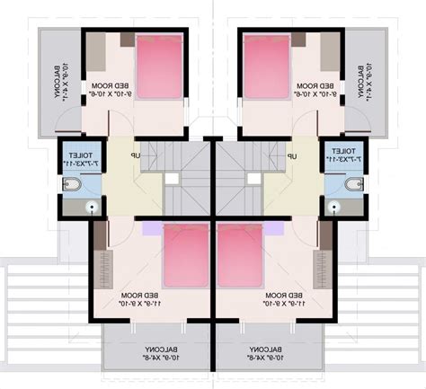The daylight rowhouse usually has a three bay wide floor plan that allows light into. Row house plans with photos