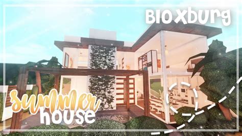 Roblox Bloxburg Two Story Minimalist Summer House Minami Oroi Youtube