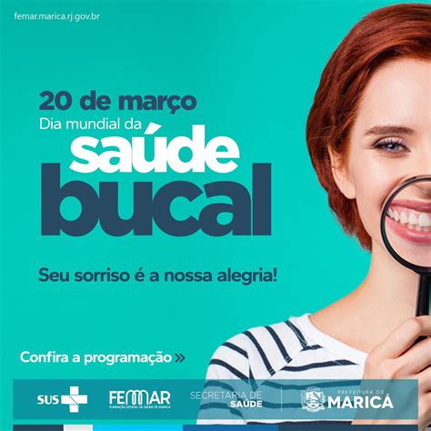Prefeitura De Maricá Vai Celebrar O Dia Mundial Da Saúde Bucal Com