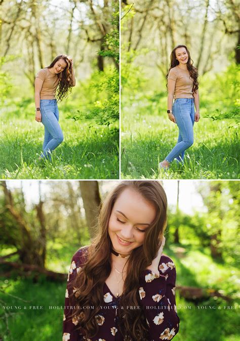 Eugene Oregon High School Senior Pictures Nature Sunset Holli True