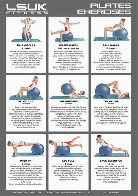 Image Detail For Pilates Exercises A3 Double Sided Pilates Exercises