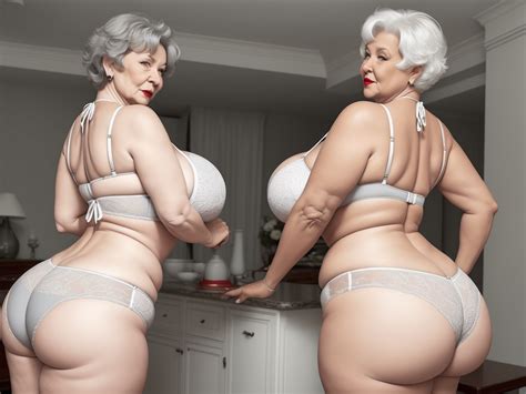 Image File Converter Sexie Granny Showing Her Huge Big Booty White