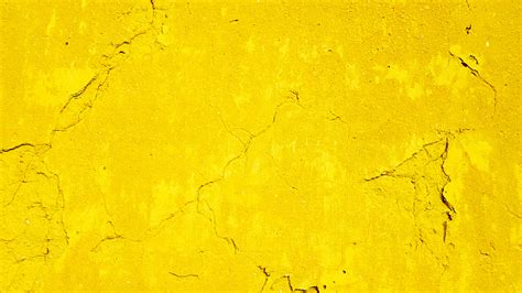 Yellow Stone Wall Cement Concrete Surface Grunge Art Abstract Texture