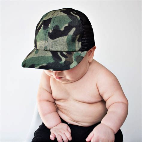 Camo Baby Trucker Hat Baby Sun Hat Baby Hats George Hats Little