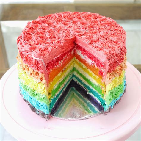 Resep Rainbow Cake Strawbery Istimewa Resep Masakan Indonesia