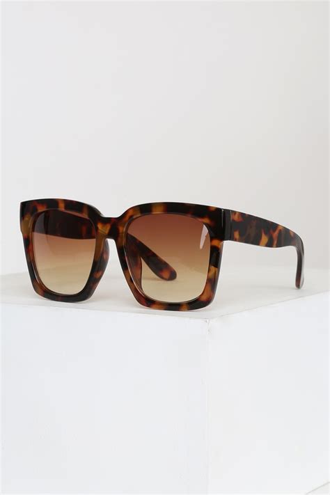 Chic Tortoise Sunglasses Oversized Sunnies Sunglasses