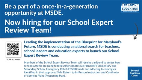 Maryland State Department Of Education On Twitter Be A Part Of A