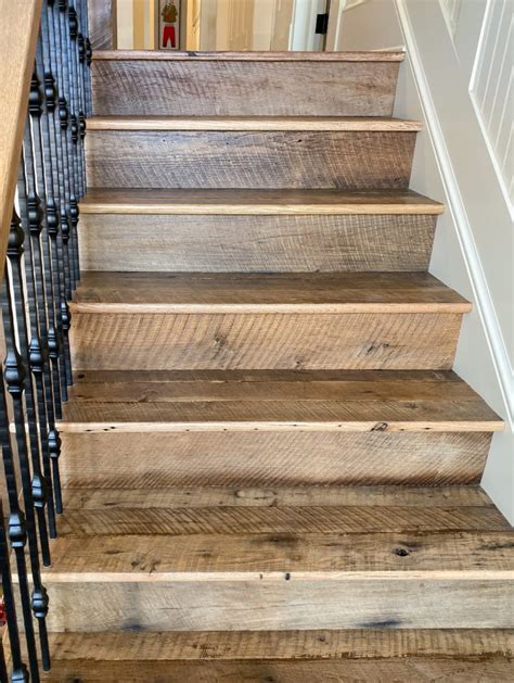 Stair treads are available in all domestic species such as red oak, maple, and hickory, and can also be ordered in the exotics. Antique Reclaimed Original Face Oak Stair Treads + Risers ...