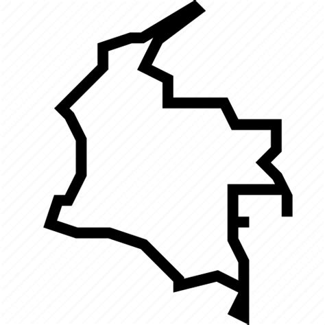 Colombia Map Icon