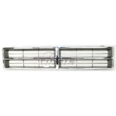 New Grille Chrome Fits Dodge D150 1986 1990 Ch1200103 4249802 Ebay