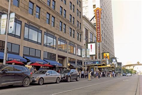 Cleveland Playhouse Square In Cleveland Ohio Usa Editorial Stock