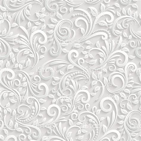 Tons of awesome floral desktop background to download for free. Vector Floral 3d Seamless Pattern Background. For ...