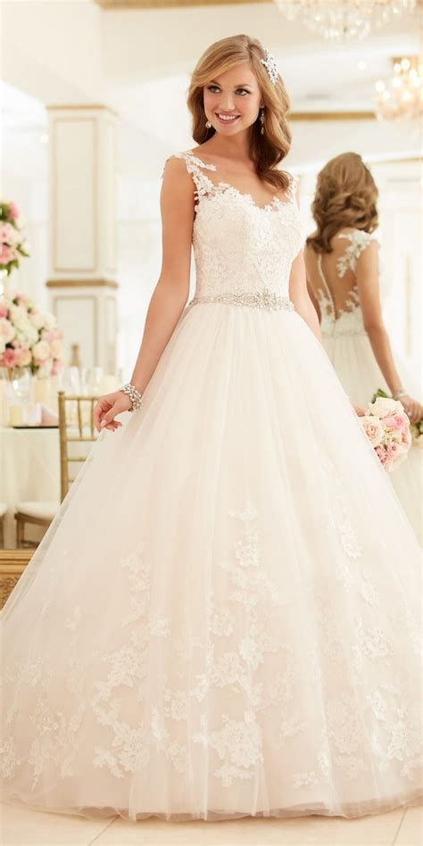 Stella York Lace And Tulle Ball Gown Wedding Dress Style 6268 C Deer