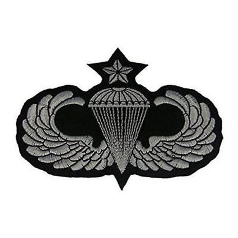 Us Army Usaf Air Force Senior Parachutist Badge Patch Airborne Jump