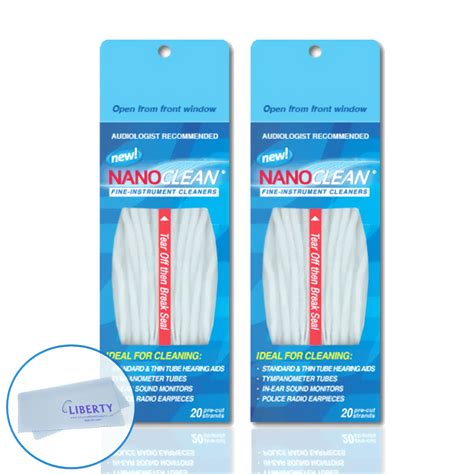 Nano Clean All In 1 Hearing Aid Cleaning Kit 2 Pack Hearing Aid
