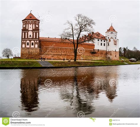 Mirsky Castle Complex In Belarus Stock Photo Image Of Winter