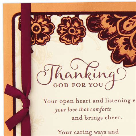 Your Caring Ways Religious Thanksgiving Card Greeting Cards Hallmark