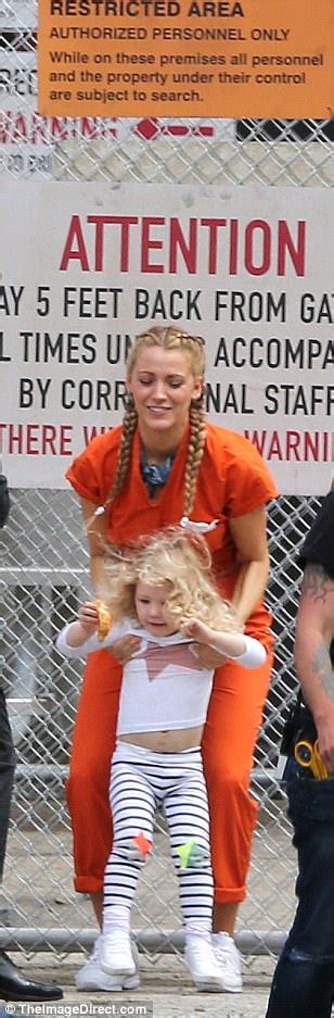 Blake Lively Spends Time With Daughter James On Movie Set Daily Mail