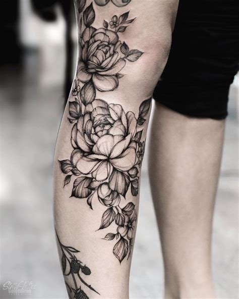 Pin By Porfy On Tats Flower Leg Tattoos Leg Tattoos Women Leg