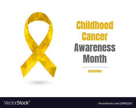 Childhood Cancer Awareness Month September Concept