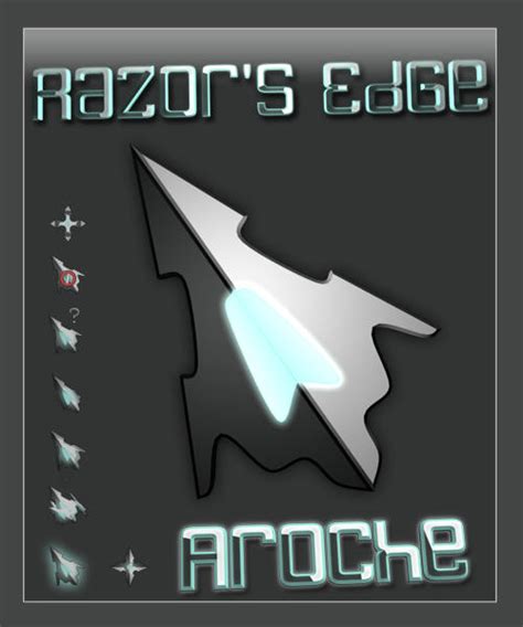 Razors Edge Cursors Skin Pack Theme For Windows 10
