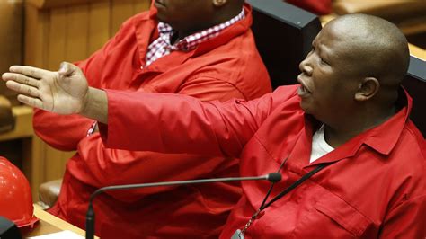 Julius Malema Christmas South African Parliament Descends Into Chaos