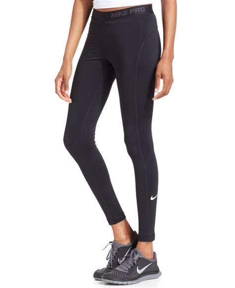 Lyst Nike Pro Hyperwarm 30 Dri Fit Leggings In Black