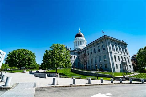 200 State Capitol Building Augusta Maine Stock Photos Pictures