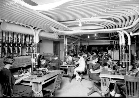 Pneumatic Tube Room At The Broadway Department Store