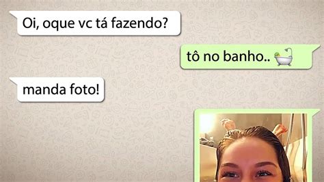 Mensagens De Whatsapp Em V Deo Para Rir Youtube