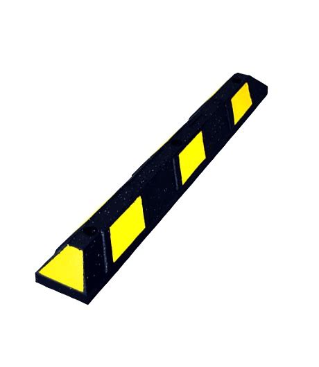 4 Recycled Rubber Parking Blocks Traffic Safety Store