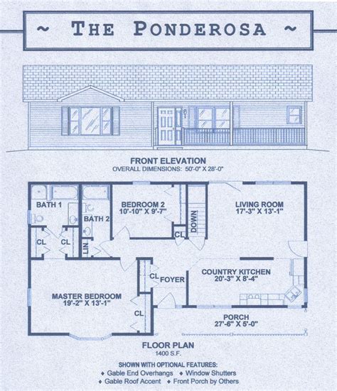 Ranchthe Ponderosa 1804×2100 How To Plan Floor Plans Window