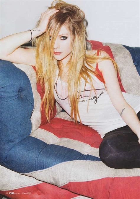 Avril Lavigne En Fhm Magazine Australia Marzo 2012 Farandulista