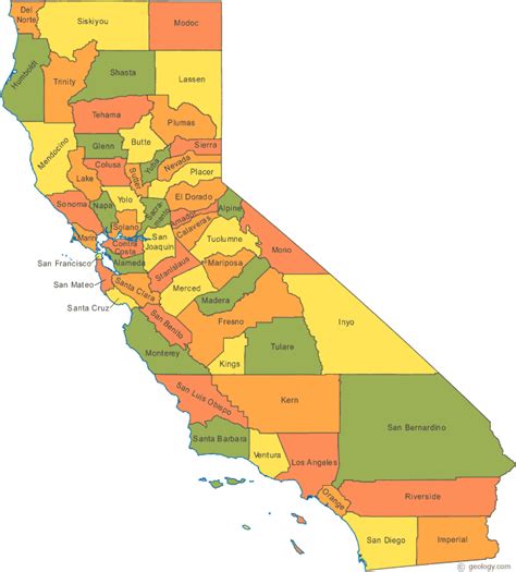Mapa De California