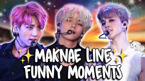 Bts Maknae Line Funny Moments Youtube