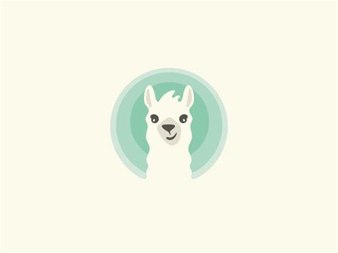 Cute Llama Logo By Arda Design Studio On Dribbble