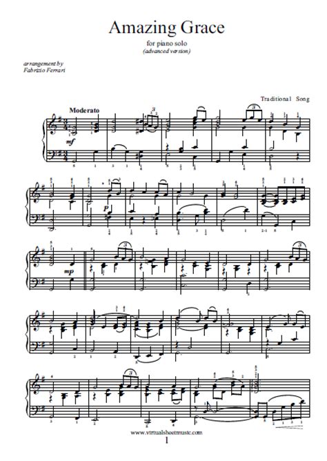 Download amazing grace easy piano pdf. Piano Sheet Music: Amazing Grace