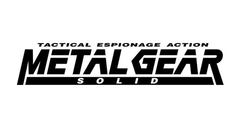 Metal Gear Solid Logo Png Isolated Image Png Mart