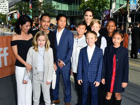 Angelina jolie, born on june 4, 1975, is an american actress, who is revered for her exceptional beauty and acting capabilities. Angelina Jolie and her children at TIFF premiere of First ...