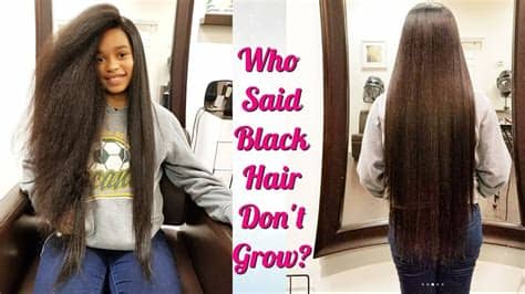 Best secrets to growing out healthy natural black hair. Who Said Black Hair Don't Grow? Black Beauty Hair is to ...