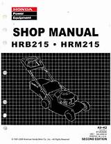 Pictures of Honda Lawn Mower Repair Manual