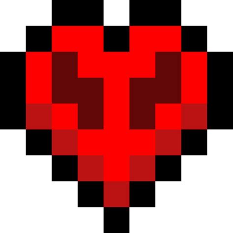 Pixilart Minecraft Hardcore Heart By Drhvked