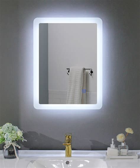 Led Illuminated Bathroom Mirror Wall Light Up Touch Switch Sensor Demister Pad China Led