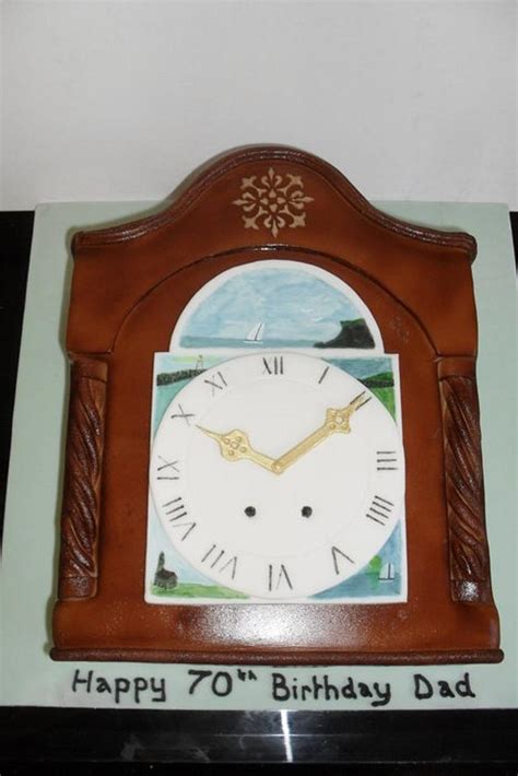 Grandfather Clock Cake Decorated Cake By David Mason Cakesdecor